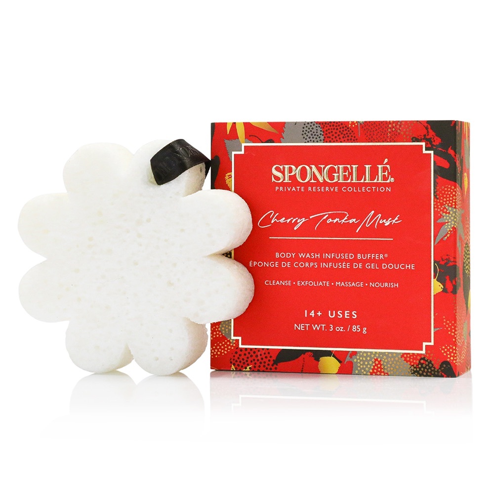 Spongelle Cherry Tonka Musk | Boxed Flower